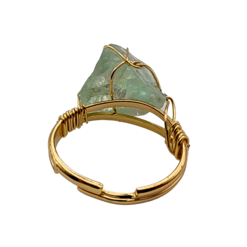 Deslumbrante Anel Ajustável de Fluorita - 03