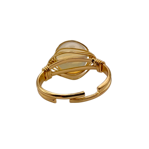 Luminous Essence Anel Ajustável de Opala - 03