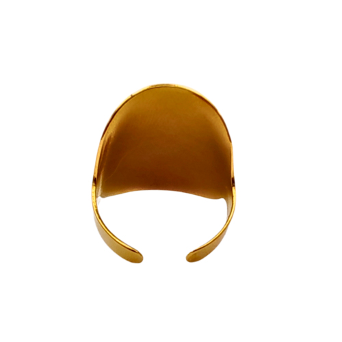 Luxuoso Anel Ajustável Quartzo Rosa - 03