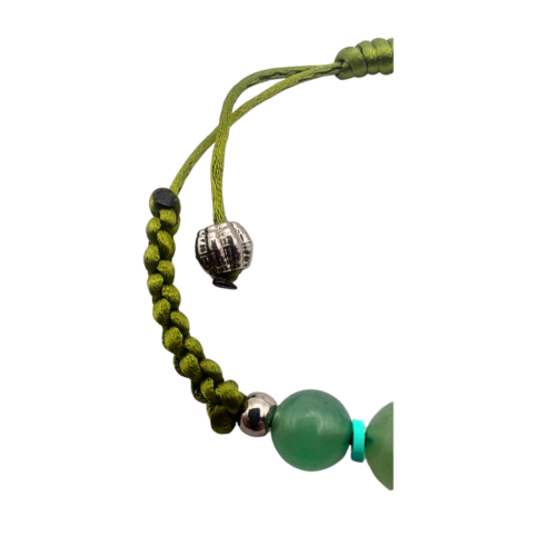 Pulseira Boa Sorte e Fortuna Jade Aventurine - Energiza.ME