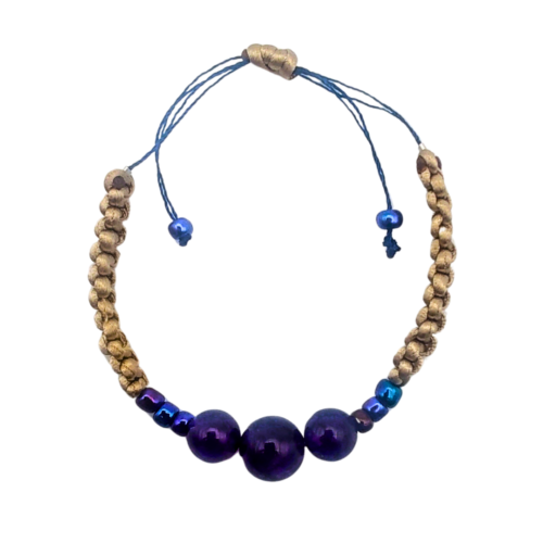 Pulseira Equilíbrio de Ametista - Energiza.ME