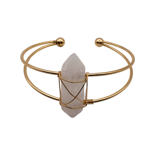 Bracelete Aurora Quartzo Branco - Energiza.ME