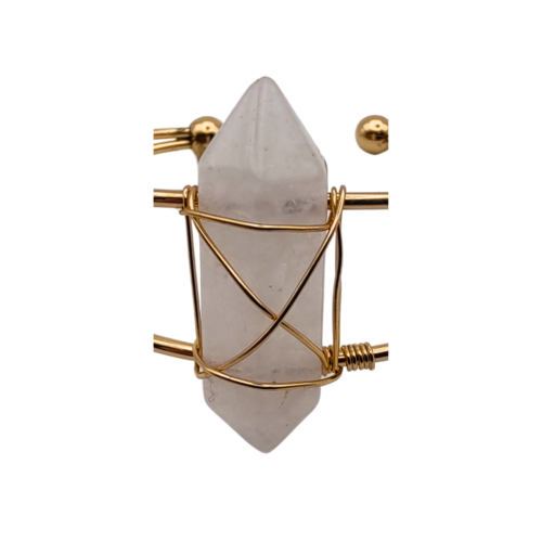 Bracelete Aurora Quartzo Branco - Energiza.ME