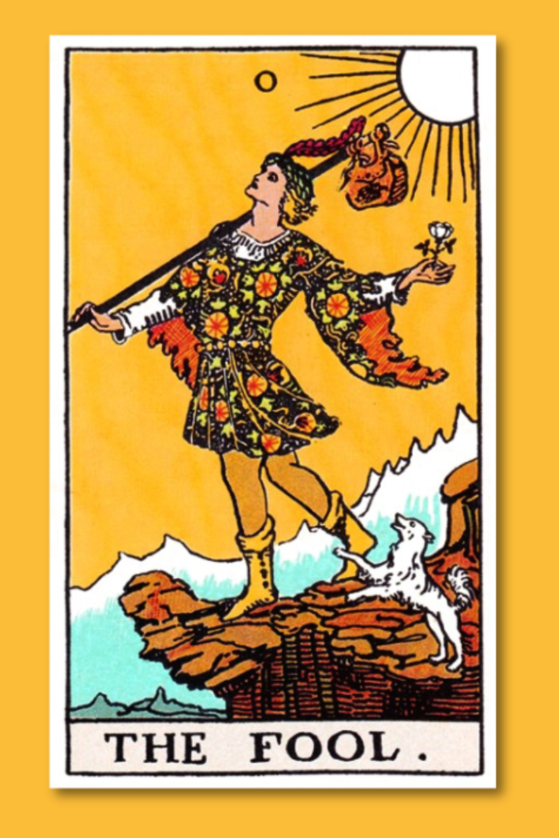 O Louco - Tarô das 5 Dimensões - Energiza.ME- Cristais Energizados com Reiki e Geometria Sagrada