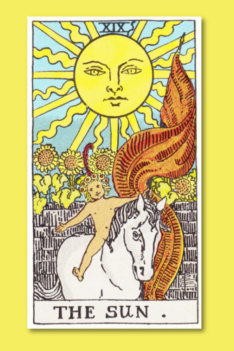 O Sol - Tarô das 5 Dimensões - Energiza.ME- Cristais Energizados com Reiki e Geometria Sagrada
