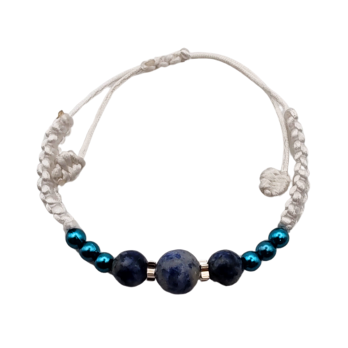 Pulseira Meditação Profunda Sodalita - Energiza.ME