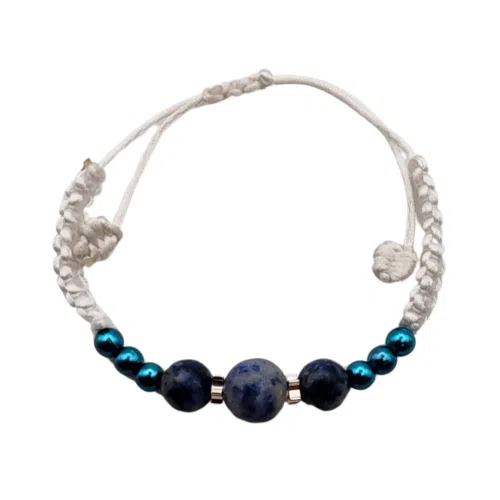 Pulseira Meditação Profunda Sodalita - Energiza.ME