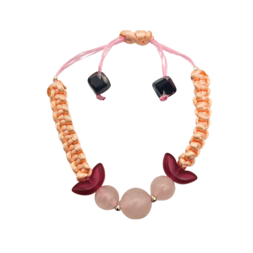 Pulseira Paz Infinita Quartzo Rosa - Energiza.ME