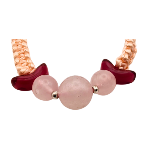 Pulseira Paz Infinita Quartzo Rosa - Energiza.ME