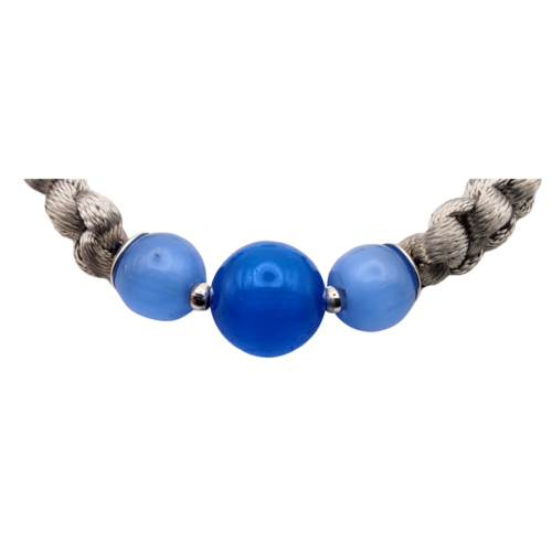 Pulseira Pura Magia Olho de Gato Azul - Energiza.ME